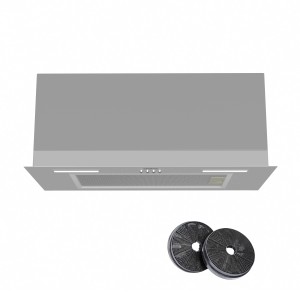 CIARRA Dunstabzugshaube 60cm A+++ mit Aktivkohlefilter für Abluft/Umluftbetrieb.