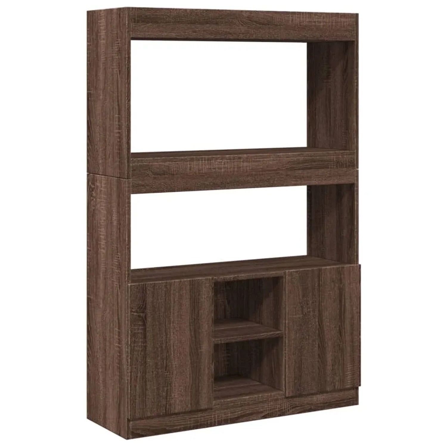 vidaXL Highboard Braun Eichen-Optik 92x33x140 cm Holzwerkstoff 3309615