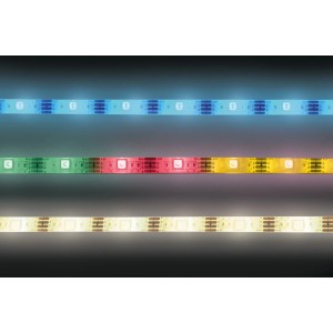 MegaLight Smart LED-Streifen mit verschiedenen Farben. Bluetooth RGB IC/CCT, 3 m lang.