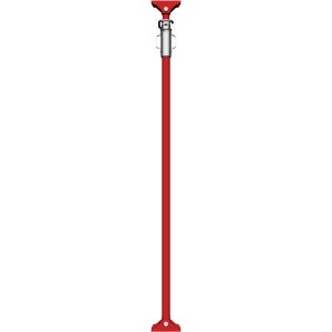Schake Schrägstütze, rot lackiert, Verstellbereich 210-371 cm, für Bauarbeiten.