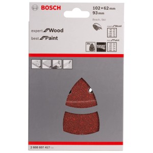 Bosch Schleifblatt-Set C470/C430, Körnung 40-180, 25-teilig für Multischleifer.