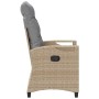 vidaXL Gartenstuhl 2 Stk Beige und Hellgrau 56 x 60 x 112 cm 42026833_6