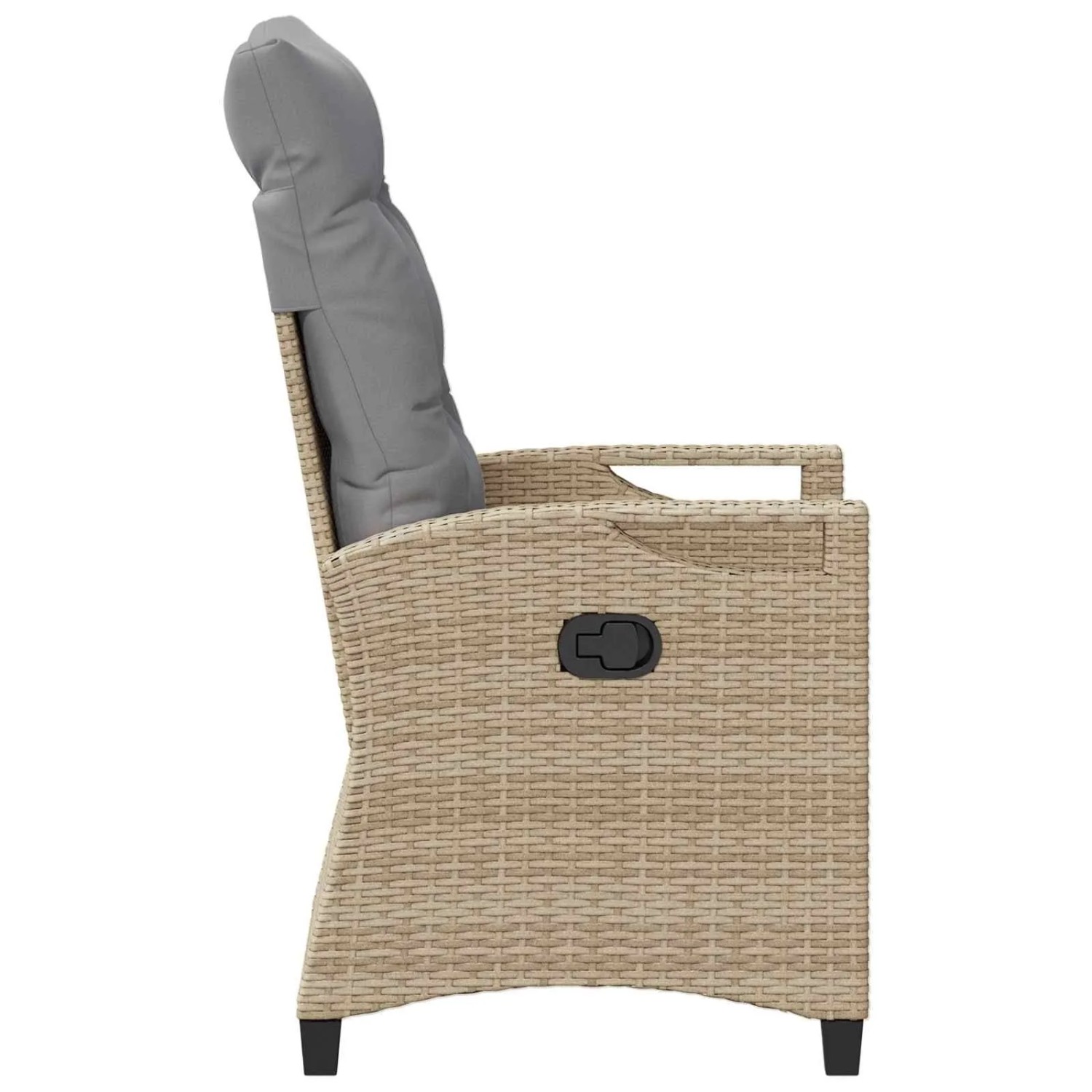 vidaXL Gartenstuhl 2 Stk Beige und Hellgrau 56 x 60 x 112 cm 42026833_6
