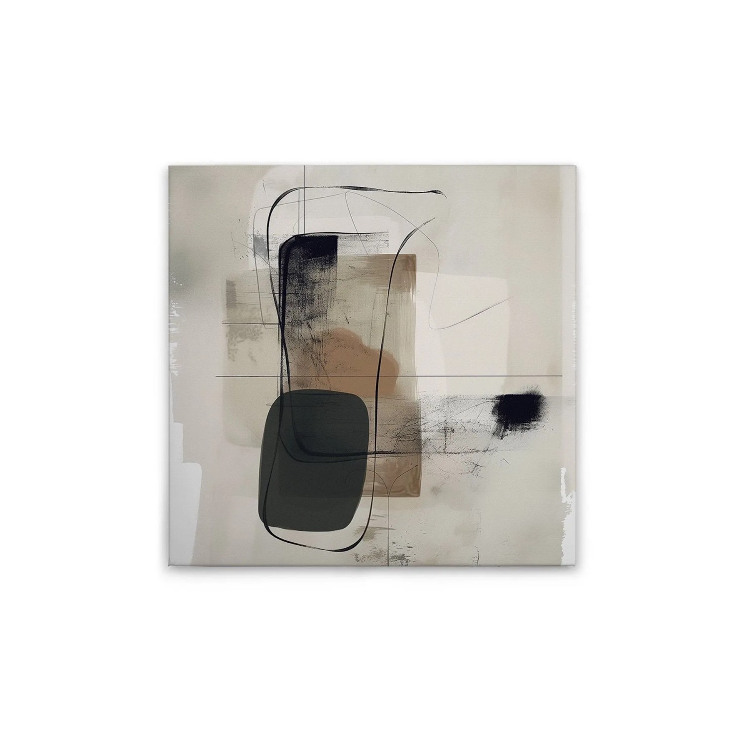 Tadessi Leinwandbild - M1-No.52145 - Abstrakte Kunst Modern - 60 x 60 cm - Quadratisch