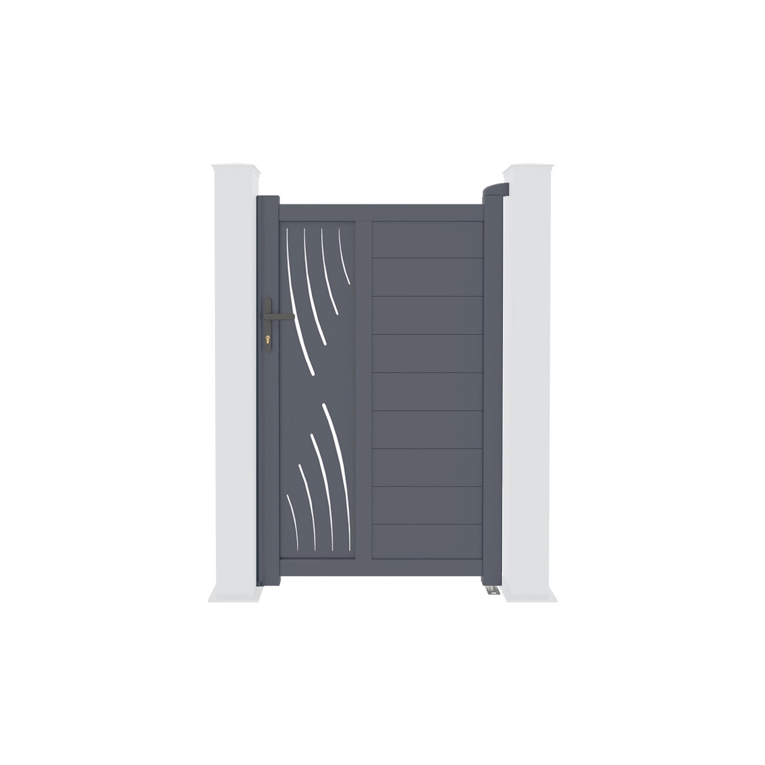 Casanoov Gartentür 1M Veleta H 160Cm & Öffnungsumkehrsatz günstig online kaufen