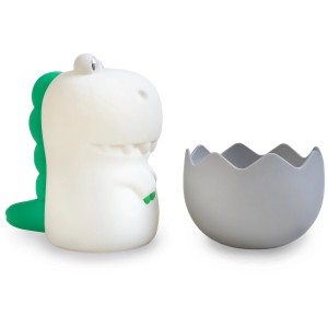 Dimmbares LED Kinder-Nachtlicht Diggy Dino RGBW mit Eierschale. Nachtlicht für Kinder.
