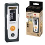 Laserliner Laser-Entfernungsmesser 25 mit Display und Verpackung. Präzises Messwerkzeug für Längen, Flächen und Volumen.