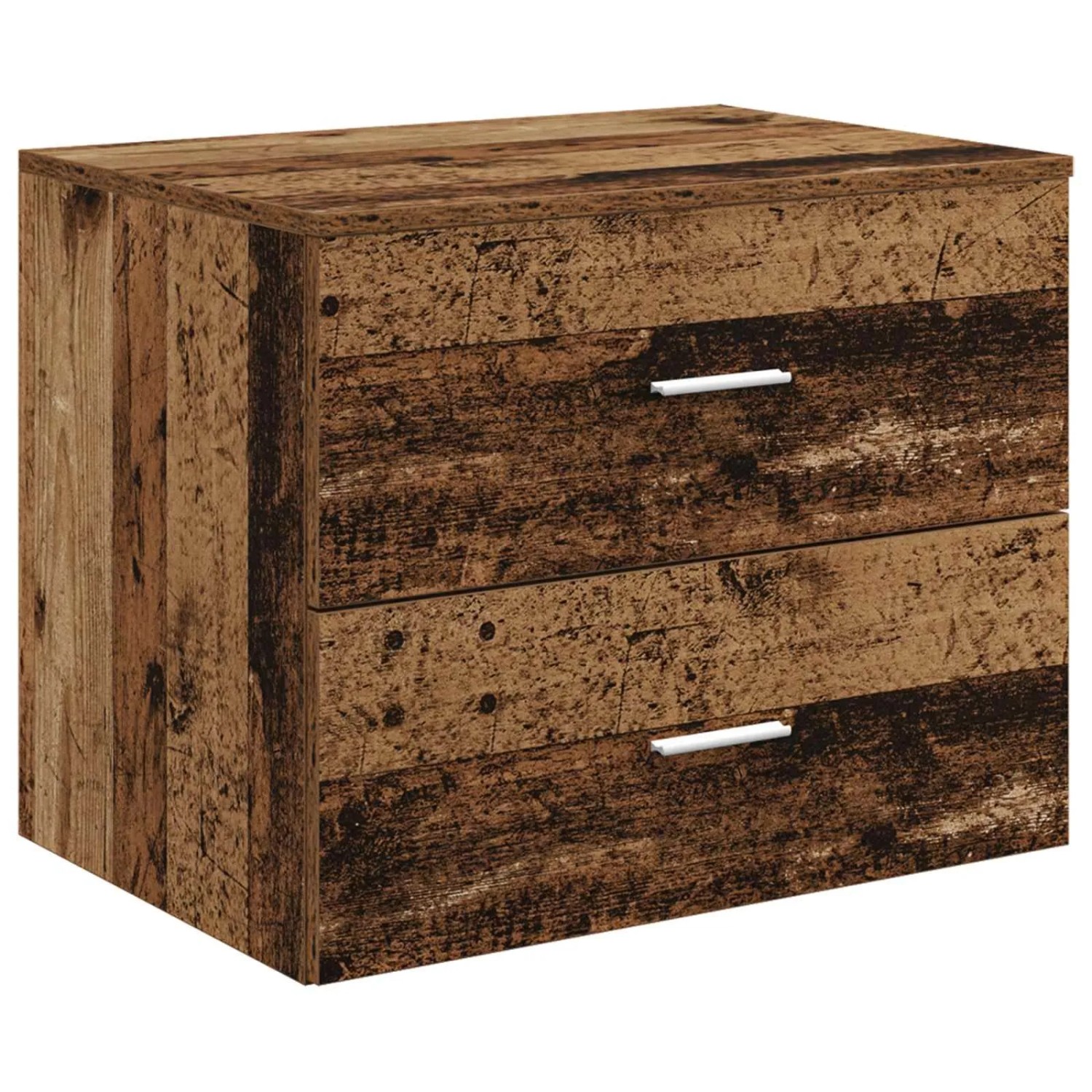 vidaXL Wandaufbewahrung Badezimmer Altholz 62,5 x 44,5 x 50 cm 890332