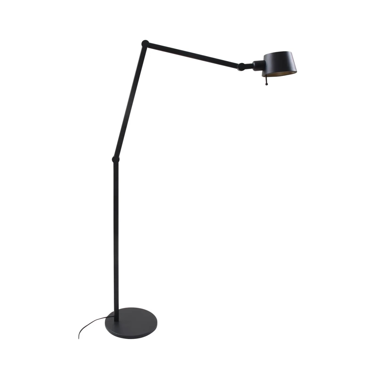 Lucande Stehlampe Silka 10020429 Modern in Schwarz aus Metall 1-flammig E27 Arbeitszimmerleuchte