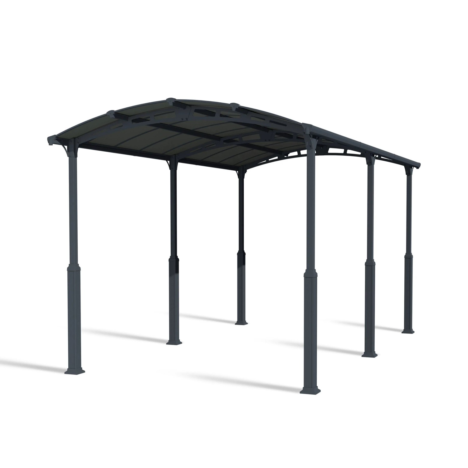 Canopia Carport Arcadia Alpine 6400 Anthrazit 360 cm x 650 cm