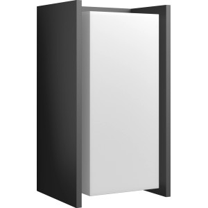 Smarte Philips Hue LED-Wandleuchte Turaco in Anthrazit für den Außenbereich.