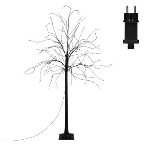 LED-Baum, 150cm, warmweiß, für innen und außen, mit 600 LEDs.