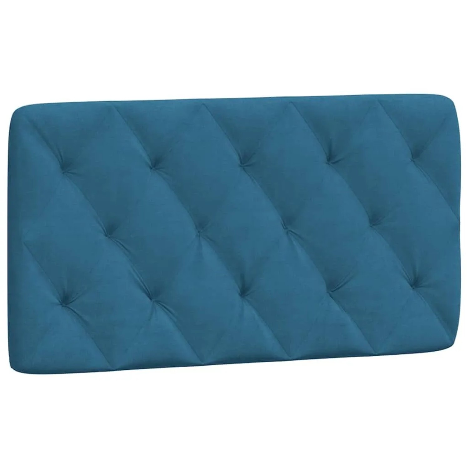 vidaXL Kopfteil-Kissen Blau 100 cm Samt 374718