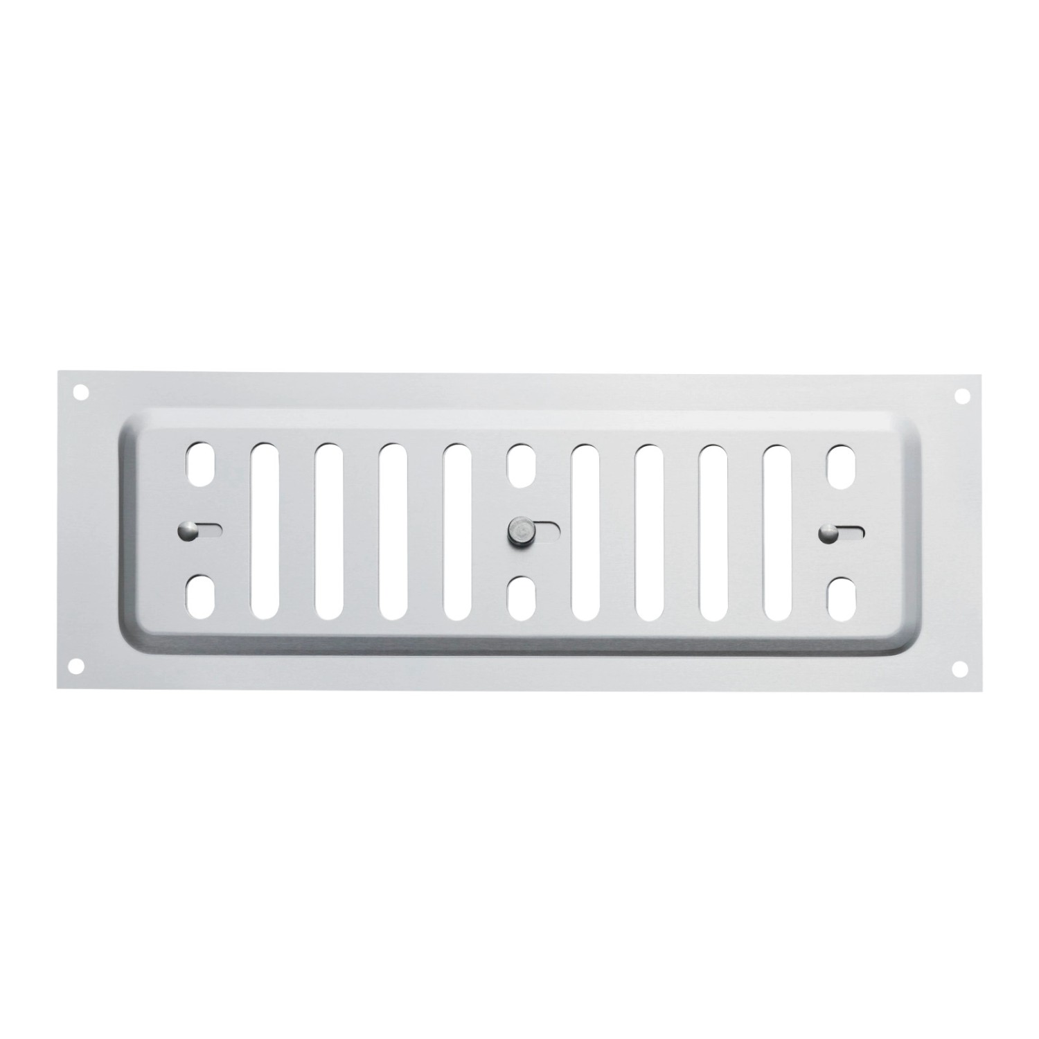 SOTECH Aluminium Lüftungsgitter Oval 260 x 90 mm mit Schiebeverschluss Vers günstig online kaufen