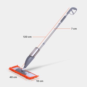 Bestlivings Sprühwischer Set mit 4 Bezügen. Bodenwischer mit Sprühfunktion für die Reinigung.