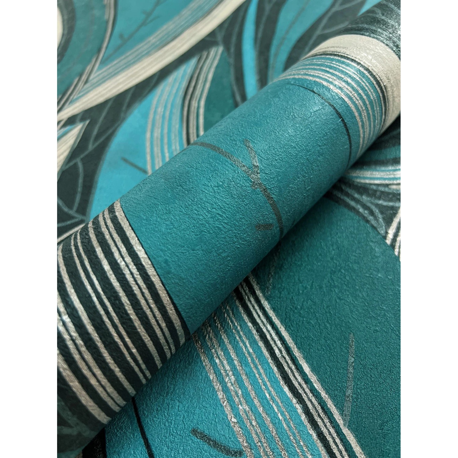 Newroom Vliestapete Gorana Blue Blätter Modern FSC® günstig online kaufen