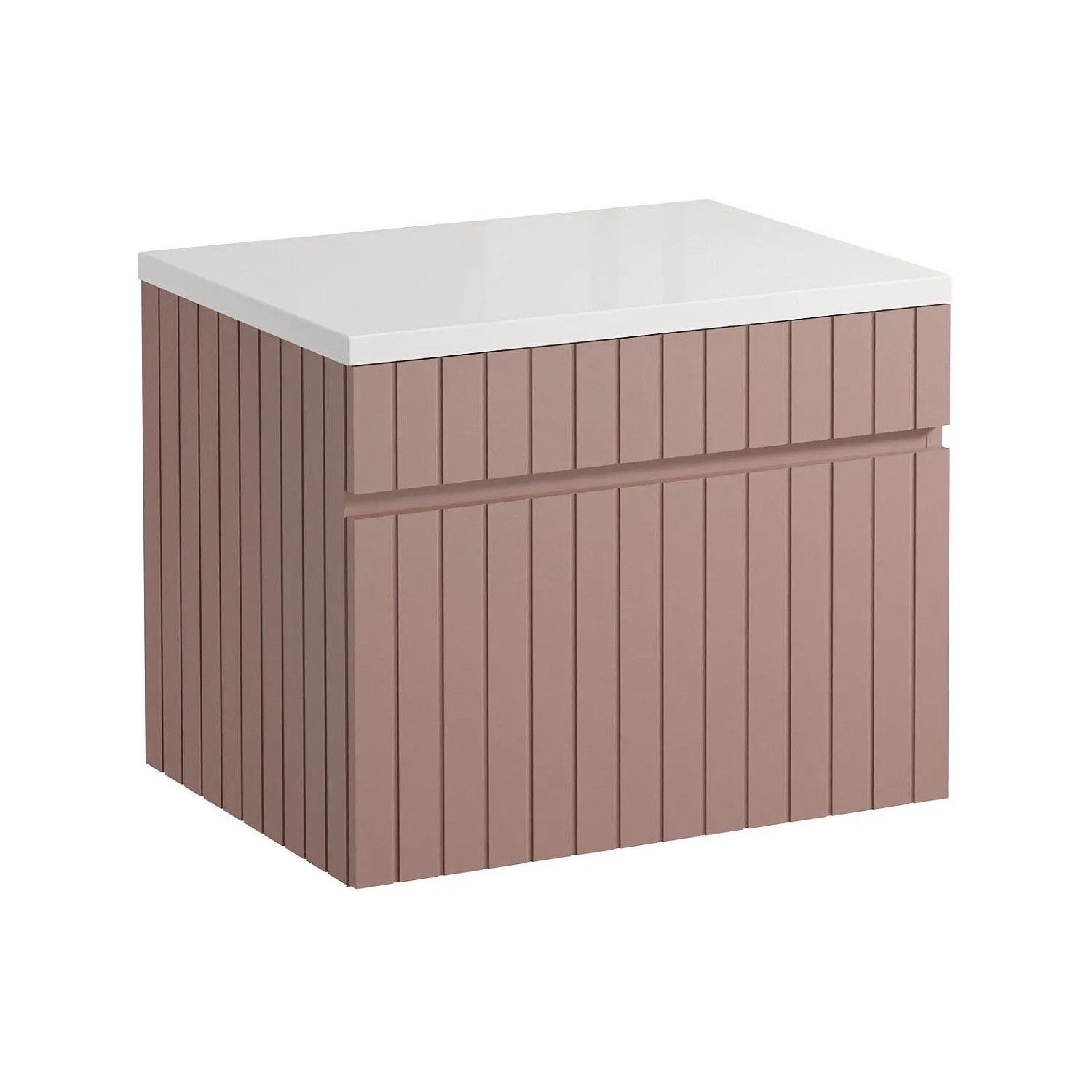 Vente-unique Waschbeckenunterschrank Satara Puderrosa 60 cm