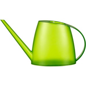 Grüne Scheurich Gießkanne Lilly Lime Clear, 1,5 l, aus Kunststoff.