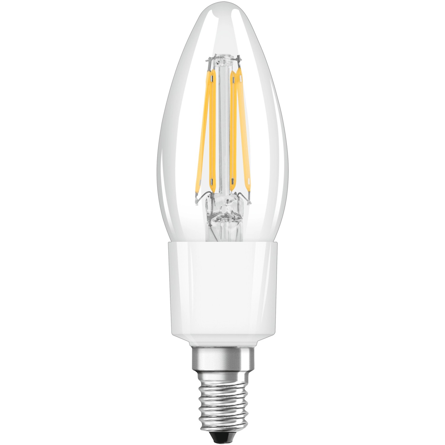 Ledvance Smart+ Leuchtmittel Wifi Filament Candle E14/4 W Transparent