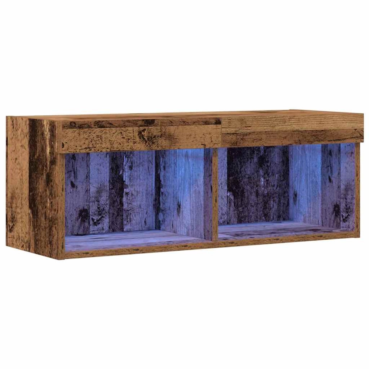 vidaXL TV-Schrank Wandmontiert Altholz 80 x 30 x 30 cm Holzwerkstoff 862200 günstig online kaufen