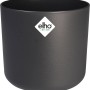 Anthrazitfarbener, runder Elho Blumentopf B.For Soft (Ø 16 cm) für Zimmerpflanzen.