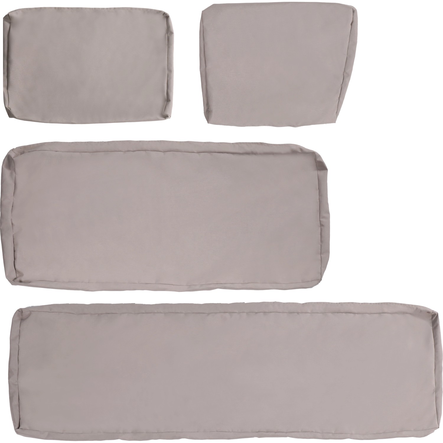 (Ersatz-)Kissenhüllen-Set für Calora Eck-Lounge-Set Taupe 4-teilig günstig online kaufen