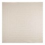 Quadratischer Outdoor-Teppich ZIZUR Creme, 240x240 cm, Jute-Optik, geflochtenes Muster für Garten & Terrasse.