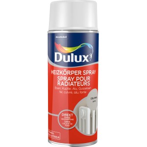 Dulux Heizkörper-Lackspray Delphin, 400ml, für Heizkörper & Konvektoren.