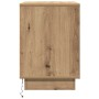 vidaXL Nachttisch mit 2 Stk Eiche Handwerklich 50 x 34,5 x 50 cm 869593_6