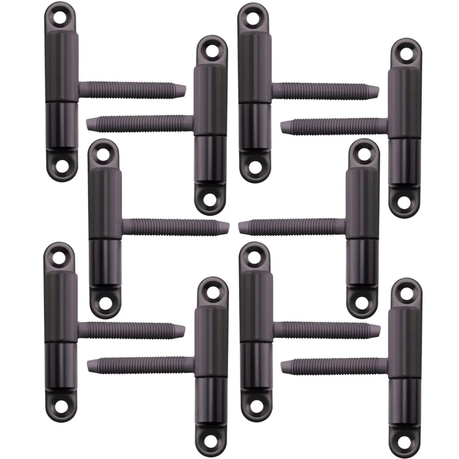 SOTECH 10 Stück Türband Einbohrband 15 x 83 mm mit Zapfen M8 x 50 mm Schwarz