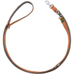 Verstellbare Hunter Führleine Neopren in Kupfer, 2 m lang, für Hunde.