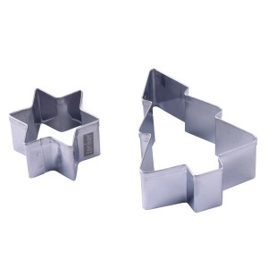 Zenker Ausstecher-Set Baum und Stern Silber 2-teilig