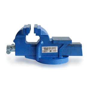 Blauer CCLIFE Schraubstock aus Gusseisen, 150mm, für Werkbank. Parallelschraubstock.