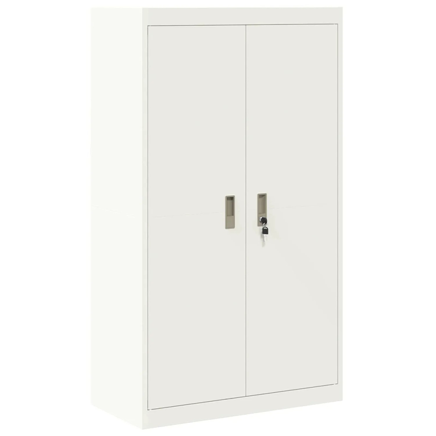 vidaXL Aufbewahrungsschrank 2 Stk Weiß 80 x 40 x 140 cm Stahl 3406183