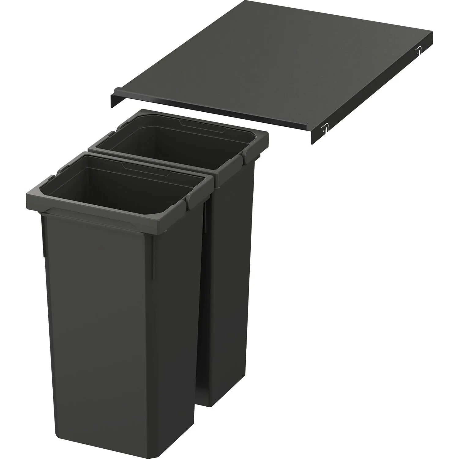 Vauth-Sagel Abfalltrennsystem Envi Free Pro Korpusbreite 400 mm Höhe 426 mm Lava