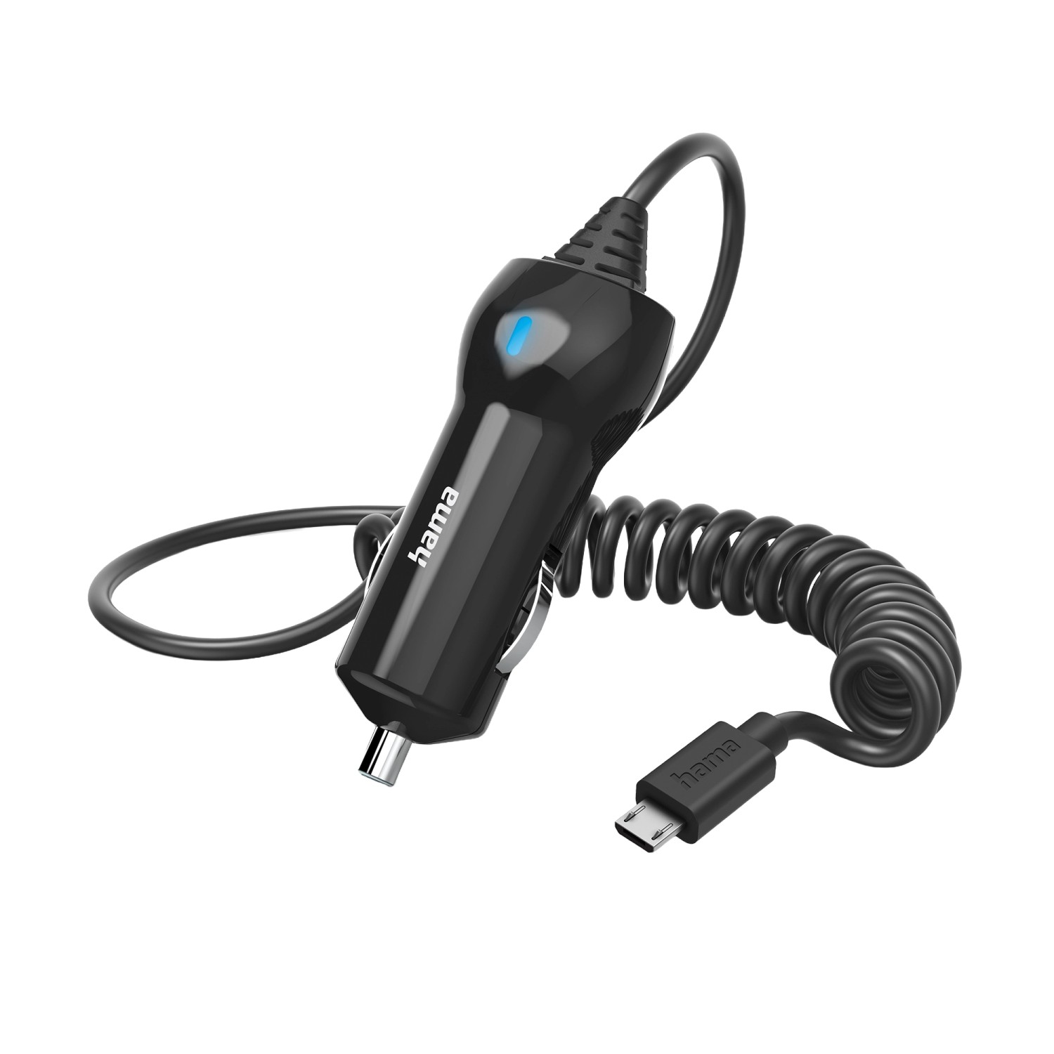 Hama Auto-Ladegerät mit Micro-USB-Anschluss 6 W 1 m Schwarz