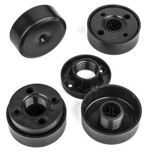 SOTECH 4er SET Möbelfüße GOLF III Verstellbar Schwarz