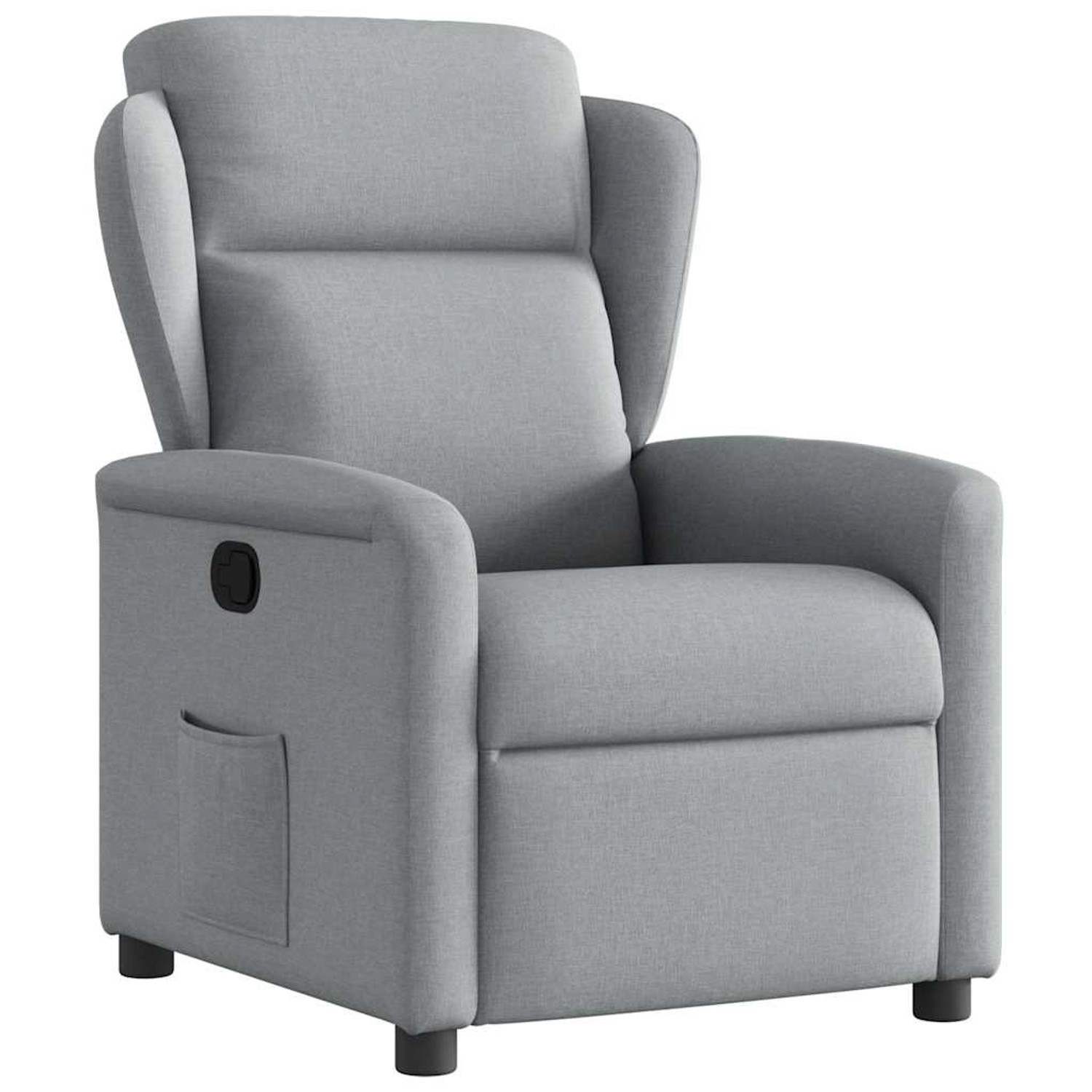 vidaXL Relaxsessel Hellgrau Stoff 4015576 günstig online kaufen