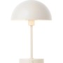 Beige mokebo LED Akku Tischleuchte im Flowerpot Stil, dimmbar.