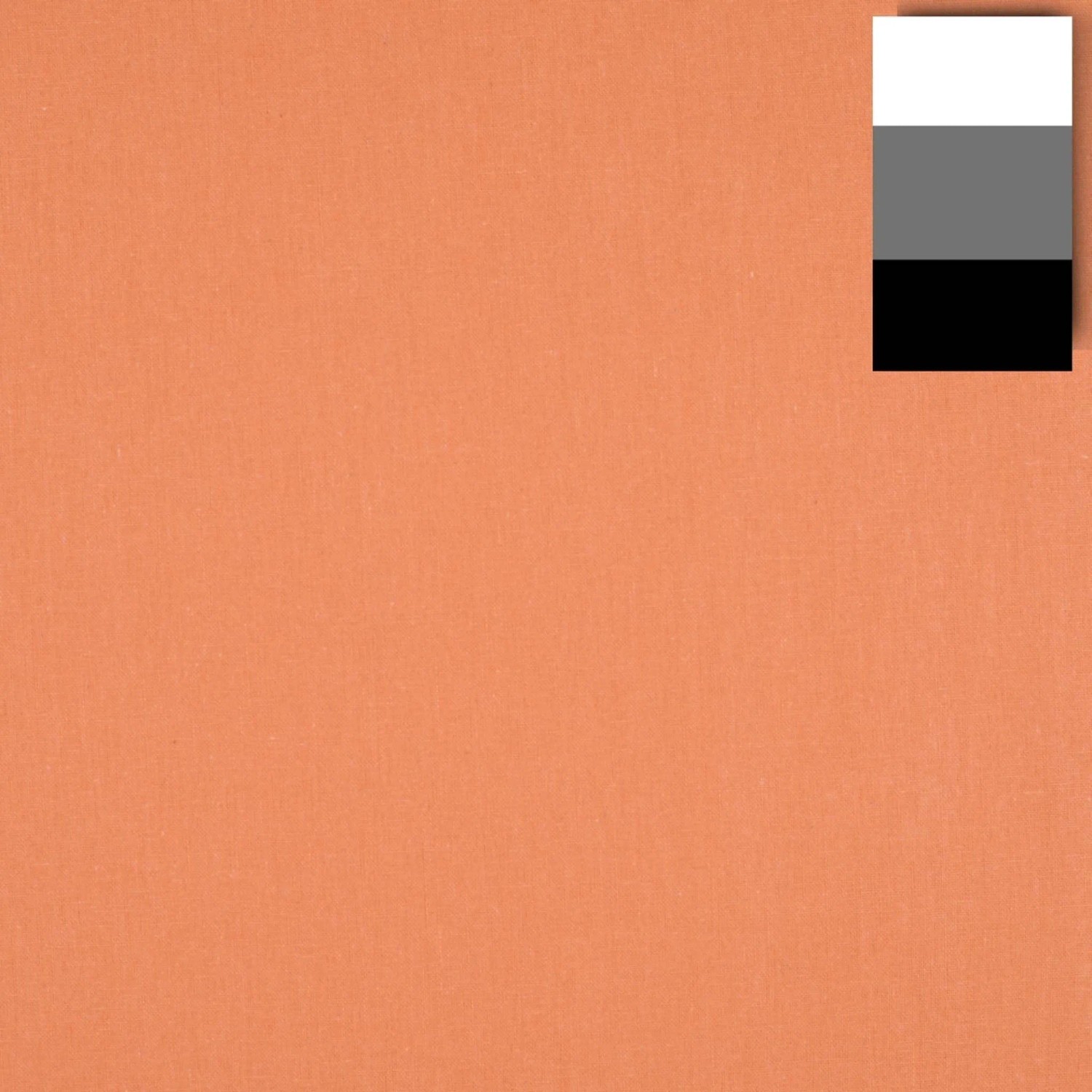 Walimex Stoffhintergrund Lachs/Orange 2,85X6M 140G/M² Baumwolle Foto Hintergrund