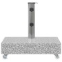 vidaXL Schirmständer Hellgrau 45x25x8,3 cm Granit 313666_6