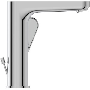 Ideal Standard Cerafine O Waschtischarmatur H155 in Chrom, mit Zugknopf-Ablaufgarnitur.