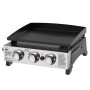 El Fuego Plancha Austin III Gasgrill mit emaillierter Grillplatte aus Gusseisen.
