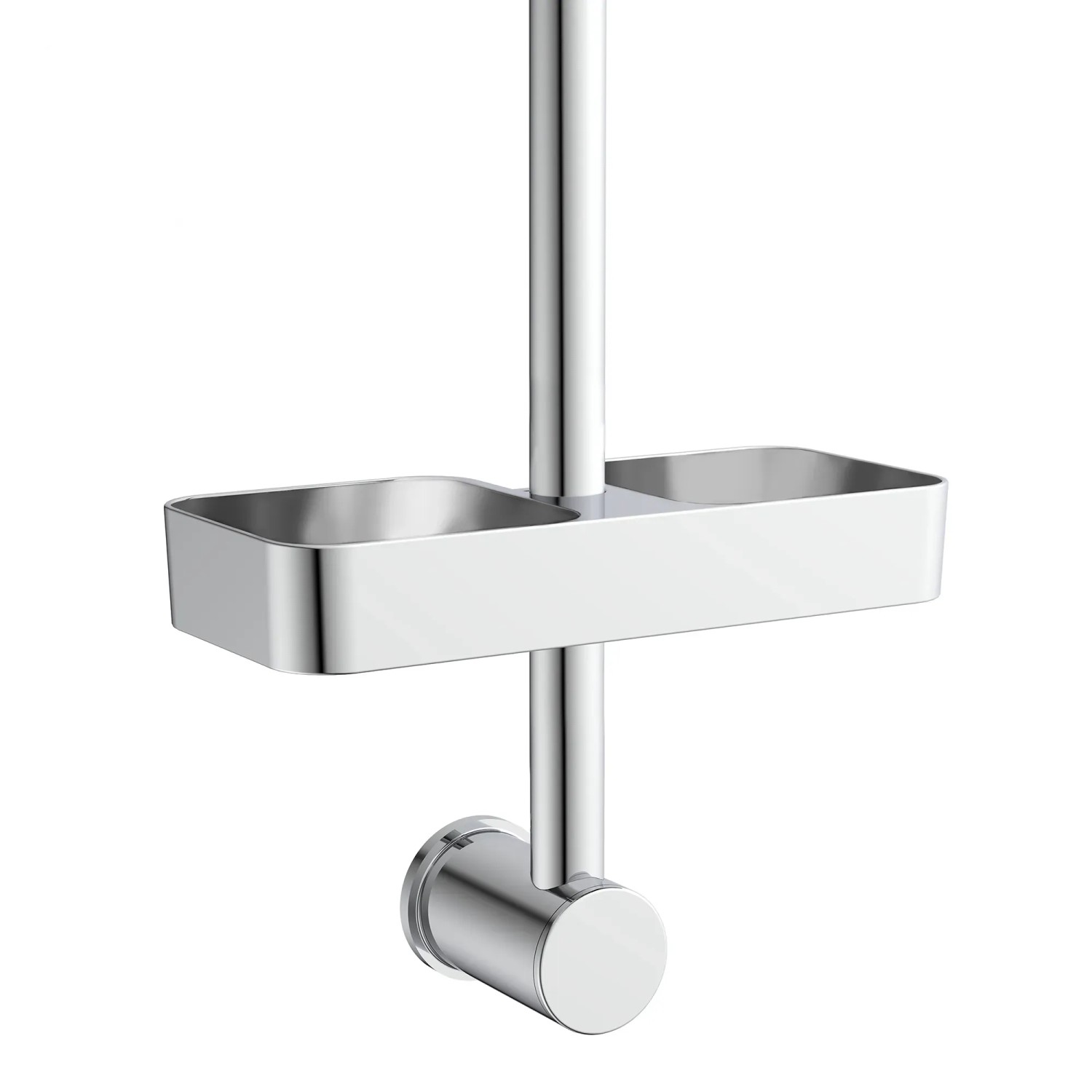 Schütte Duschablage für Brausestange, Chrom-Optik.