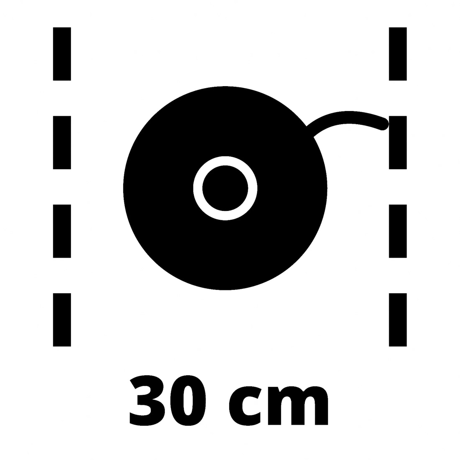 Symbolbild: Schnittbreite 30 cm des Einhell Akku-Trimmers Agillo Power X-Change
