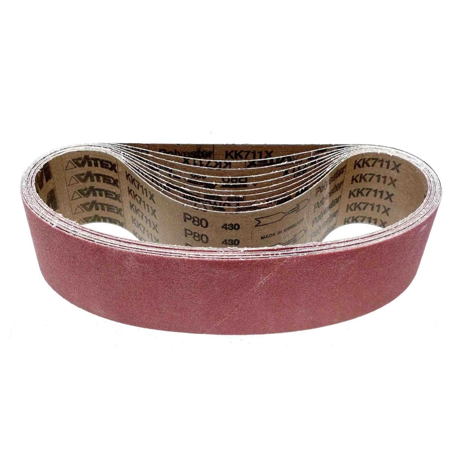 VSM Gewebe Schleifband 75x762 mm Korn 60 - 10 Stück