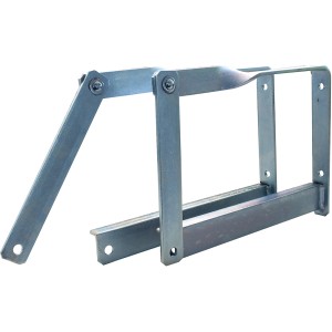 Krause Combi Wandhalter Set, 2 Stück, zur Lagerung von Leitern an der Wand.