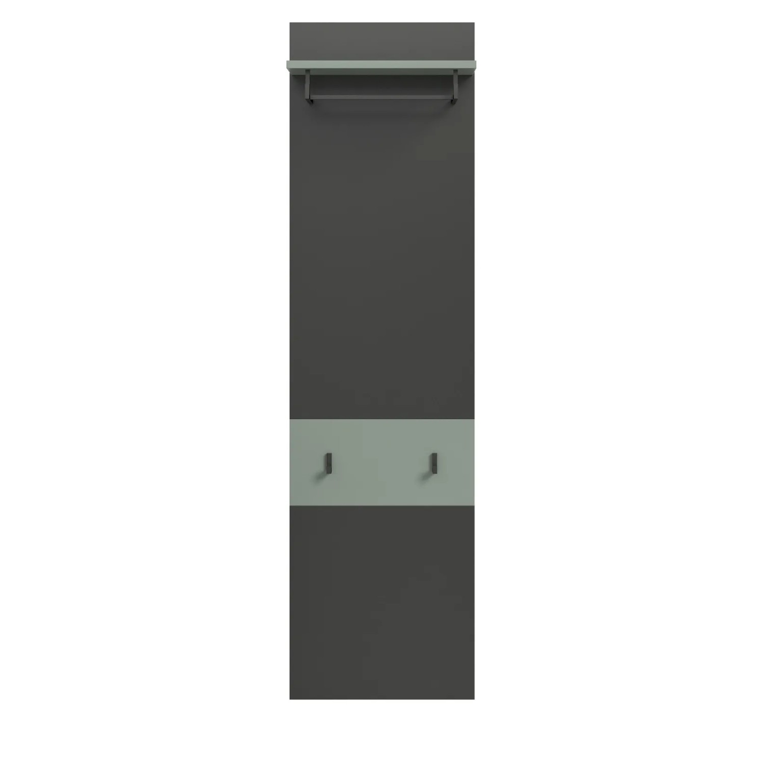 Inn.Furn Garderobenpaneel in Grau und Salbei 45 x 165 cm Cooper_9