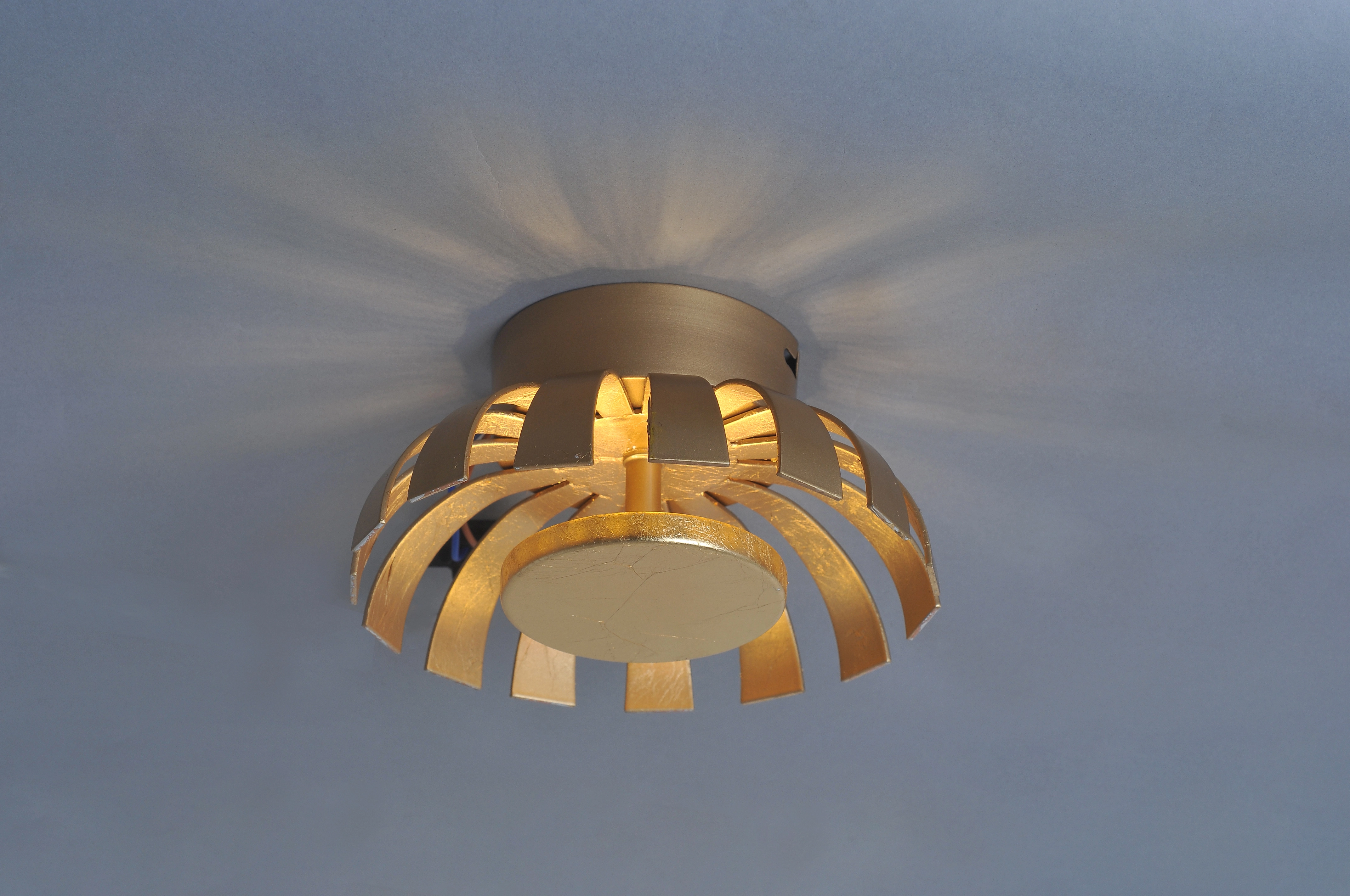 bei Design cm Gold OBI kaufen Luce Flare 35 LED-Wand-Deckenleuchte L Ø 9017 1-flammig