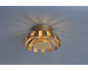 Luce Design LED-Wand-Deckenleuchte Flare kaufen 9017 L Gold OBI 1-flammig cm Ø 35 bei
